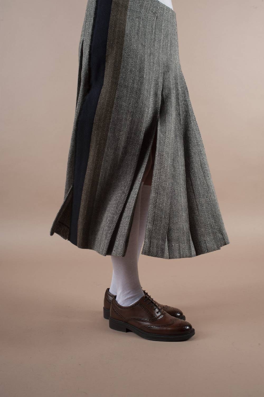 Pdr Phisique Du Role PHISIQUE DU ROLE SKIRT WITH PLEATS RESCA WITH CIMOSSA FRONT Qualità