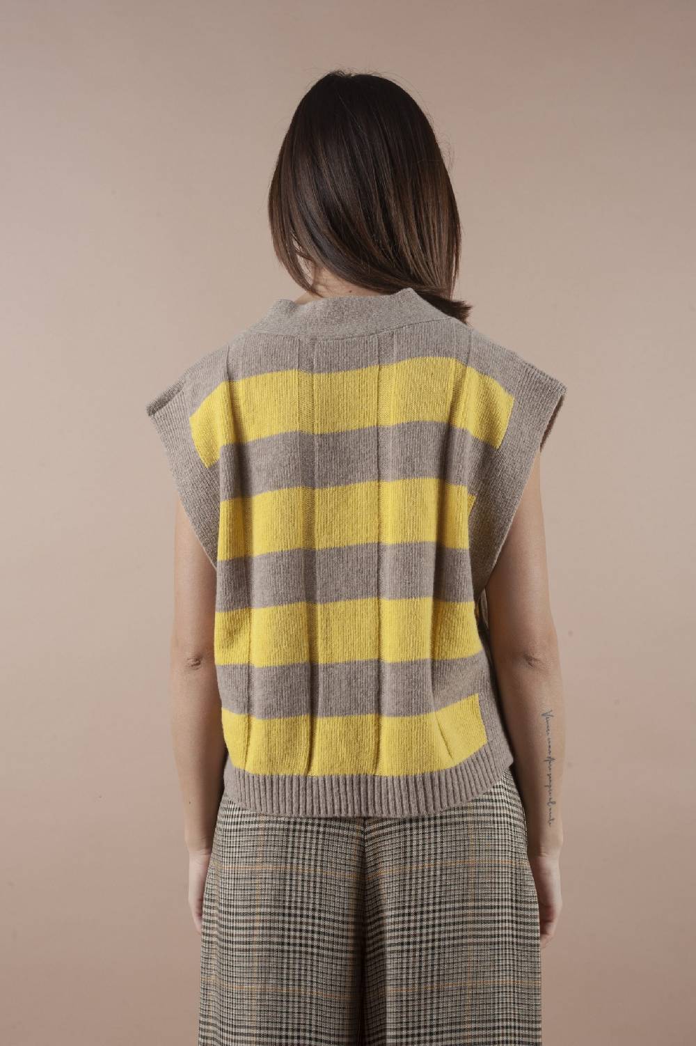 Pdr Phisique Du Role PHISIQUE DU ROLE STRIPED SWEATER TOP IN MERINOS WOOL Spedizione Gratuita