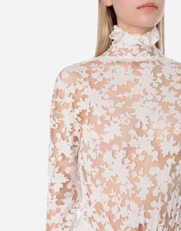 Philosophy Di Lorenzo Serafini Abito in jersey devoré reversibile Nuovo