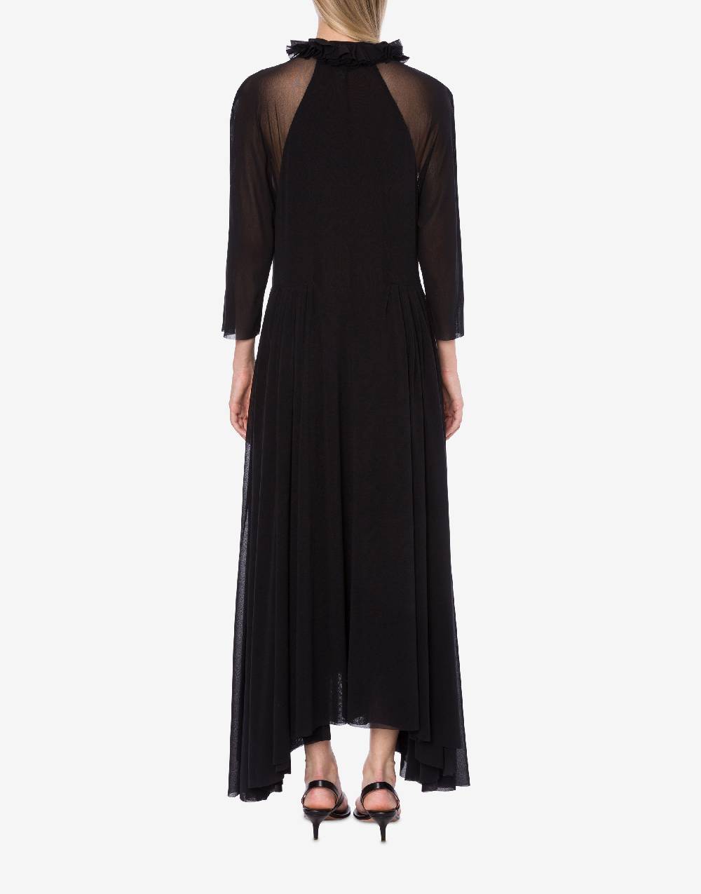 Philosophy Di Lorenzo Serafini Abito in tulle stretch con ruches Consegna Veloce