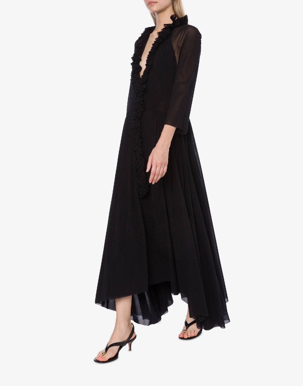 Philosophy Di Lorenzo Serafini Abito in tulle stretch con ruches Consegna Veloce