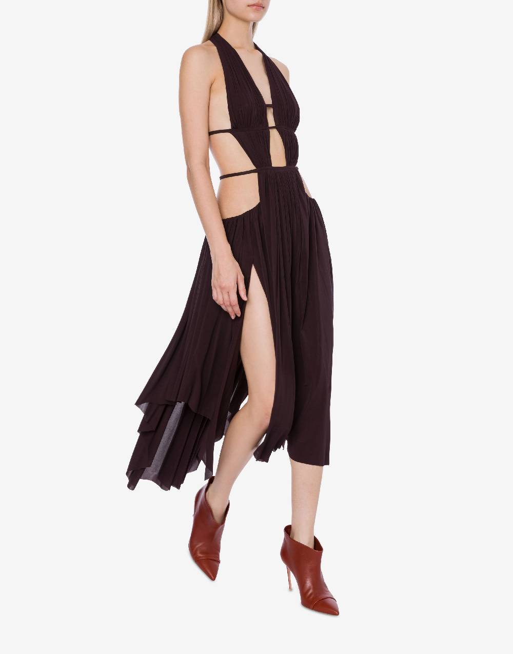Philosophy Di Lorenzo Serafini Abito in jersey drappeggiato con cut-out Economico