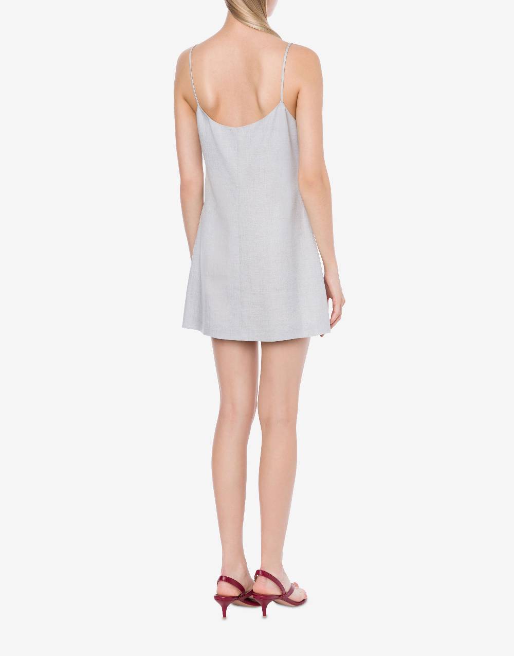 Philosophy Di Lorenzo Serafini Minidress in tela misto lino Online