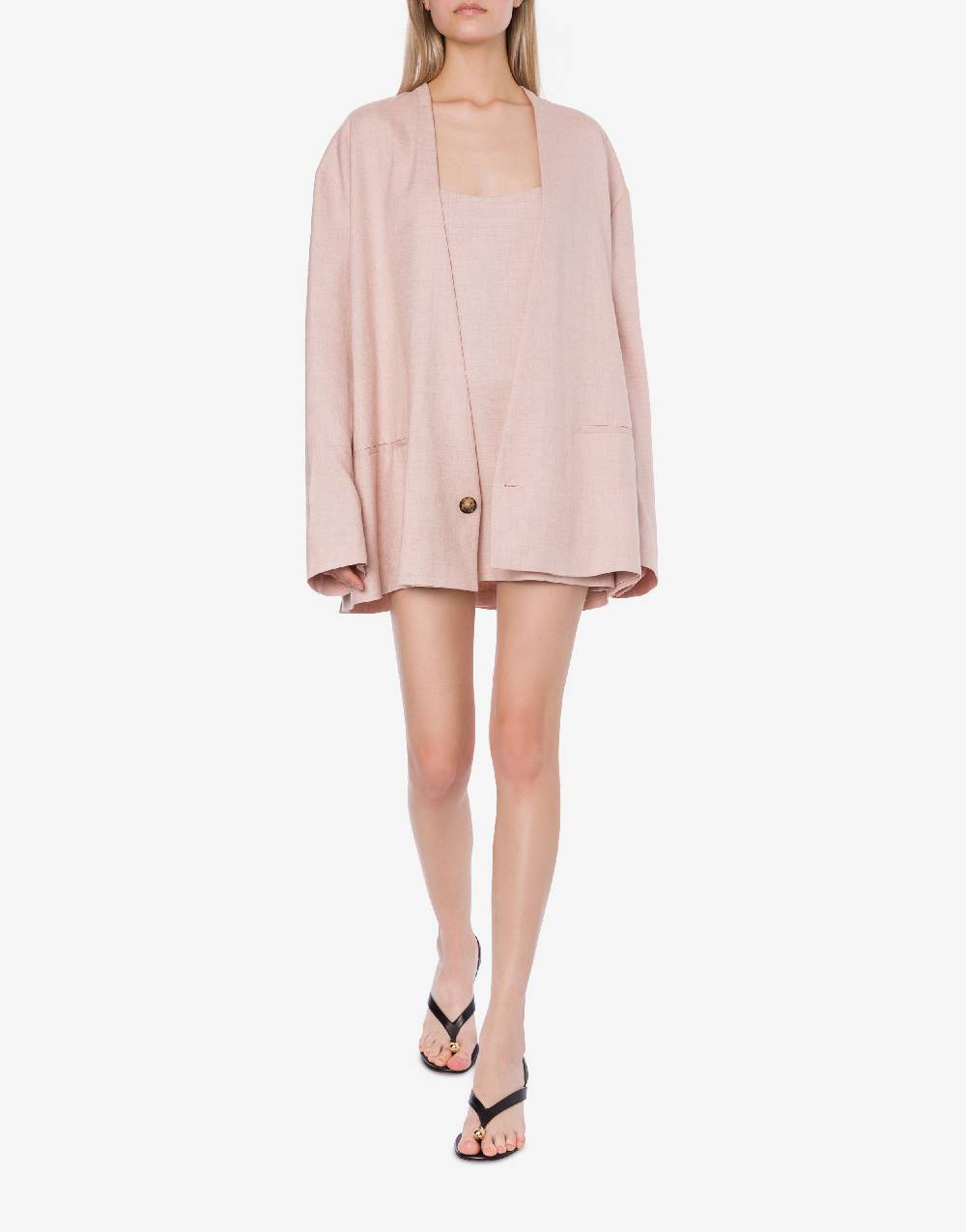 Philosophy Di Lorenzo Serafini Minidress in tela misto lino Outlet