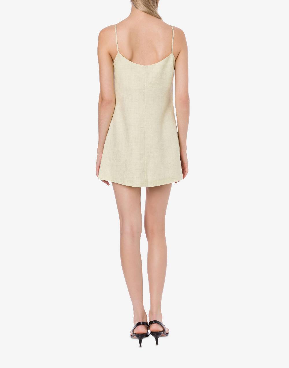 Philosophy Di Lorenzo Serafini Minidress in tela misto lino In Vendita