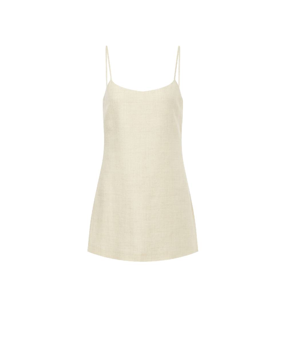 Philosophy Di Lorenzo Serafini Minidress in tela misto lino In Vendita