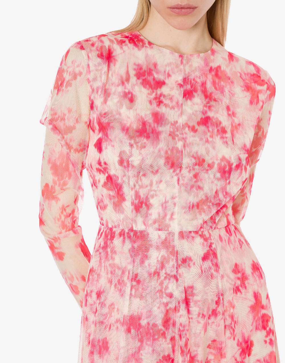 Philosophy Di Lorenzo Serafini Abito in tulle con stampa fiori Vendita Calda