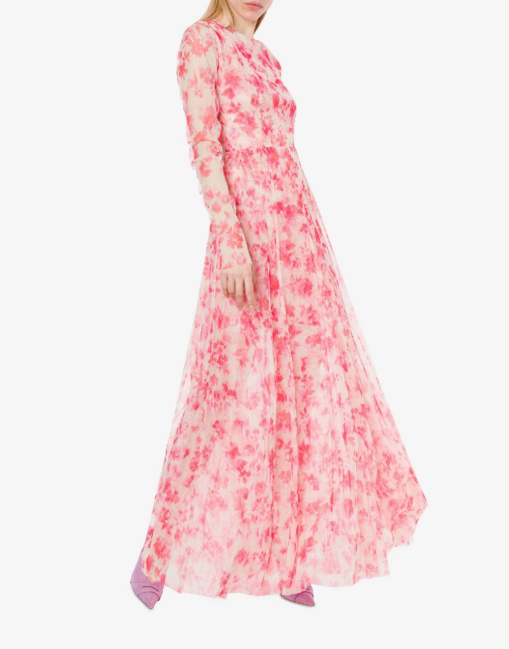 Philosophy Di Lorenzo Serafini Abito in tulle con stampa fiori Vendita Calda