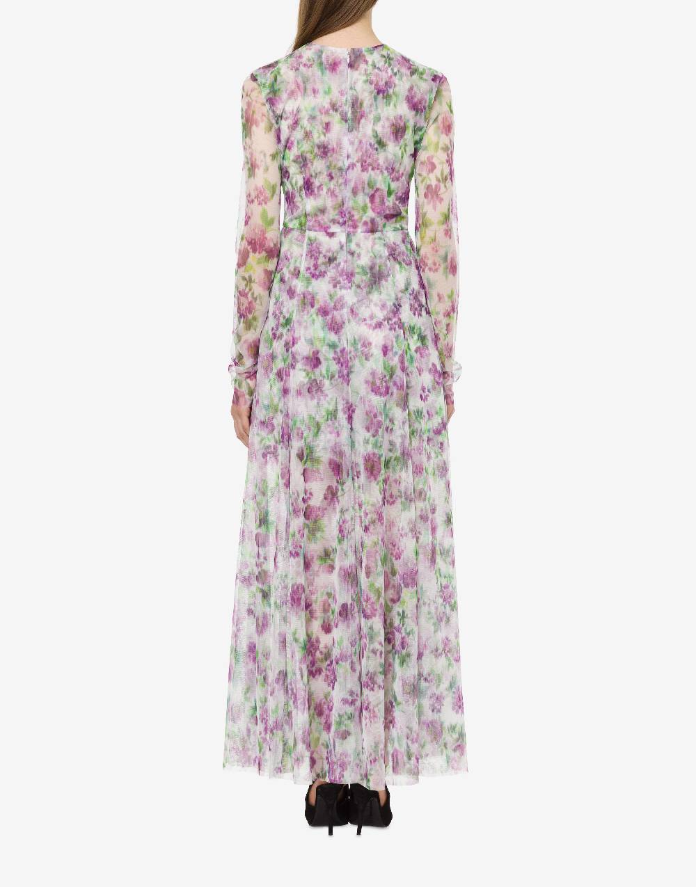 Philosophy Di Lorenzo Serafini Abito in tulle con stampa fiori Saldi Di Fabbrica
