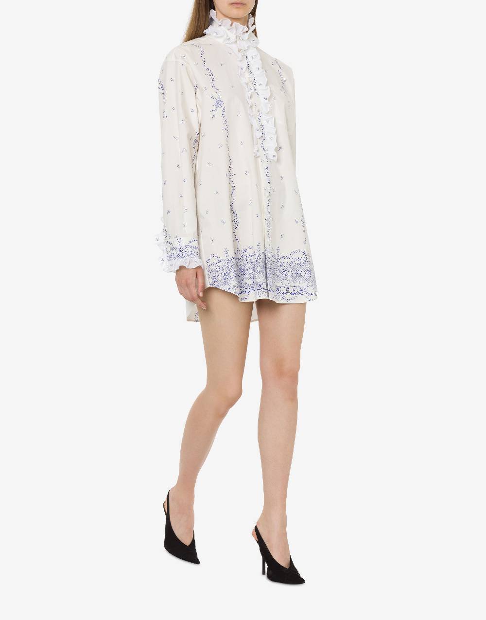Philosophy Di Lorenzo Serafini Shirt dress in popeline stampato In Linea