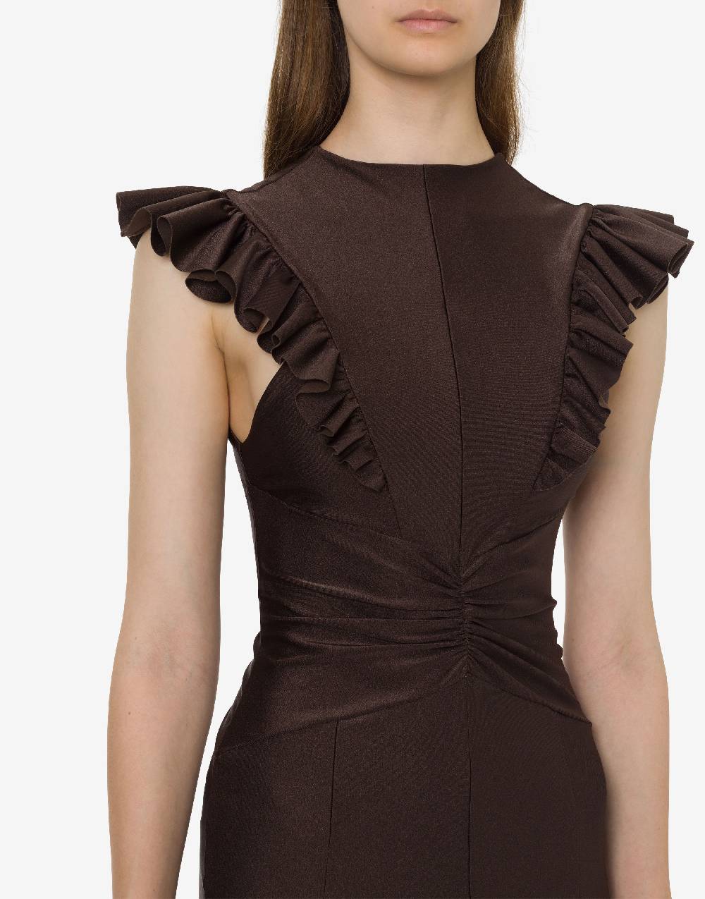 Philosophy Di Lorenzo Serafini Abito in lycra con ruches Vendita