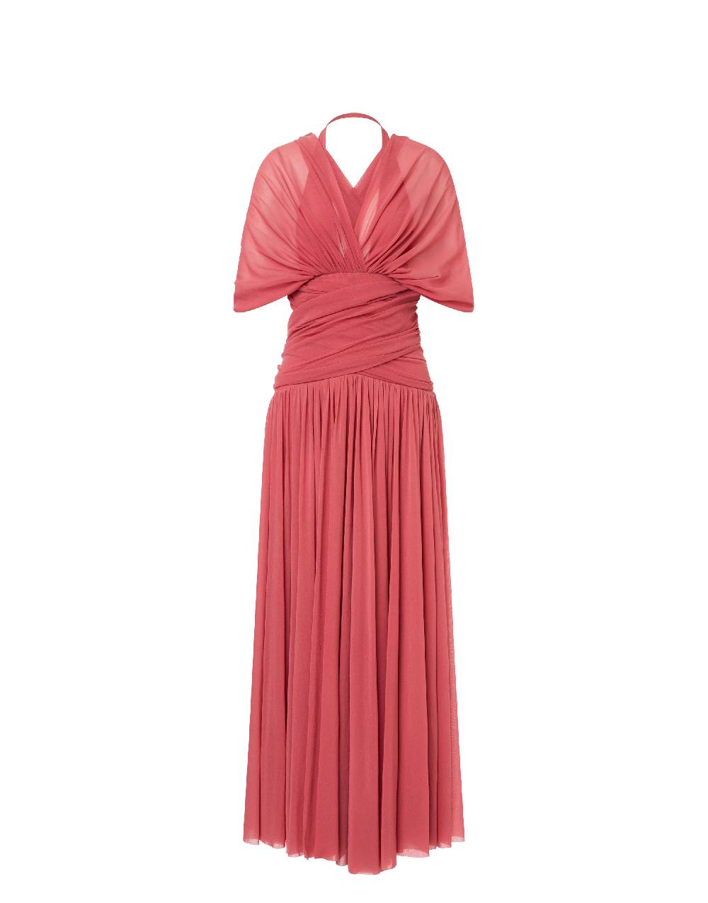 Philosophy Di Lorenzo Serafini Abito in tulle stretch con allacciatura a fiocco Promozione