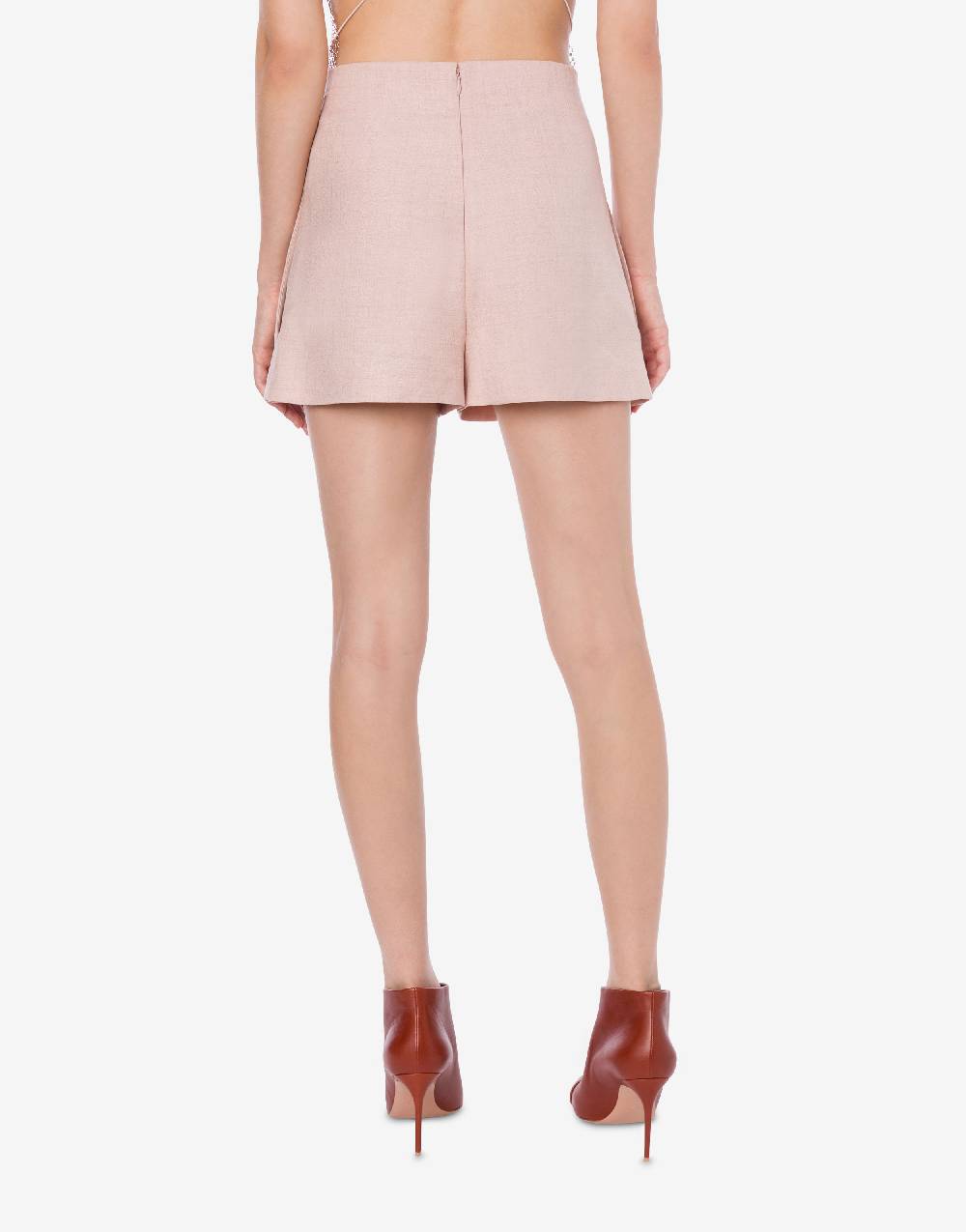 Philosophy Di Lorenzo Serafini Short in tela di misto lino Pezzi Unici