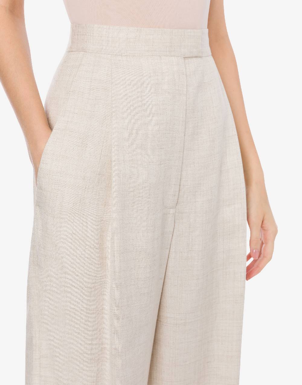 Philosophy Di Lorenzo Serafini Pantalone in tela di misto lino Negozi Online