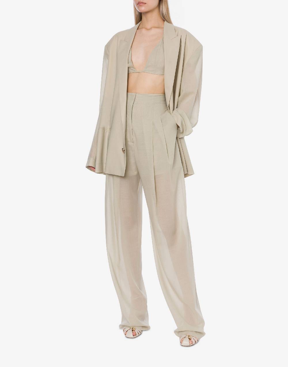 Philosophy Di Lorenzo Serafini Pantalone ampio in voile di lana Promozione Limitata