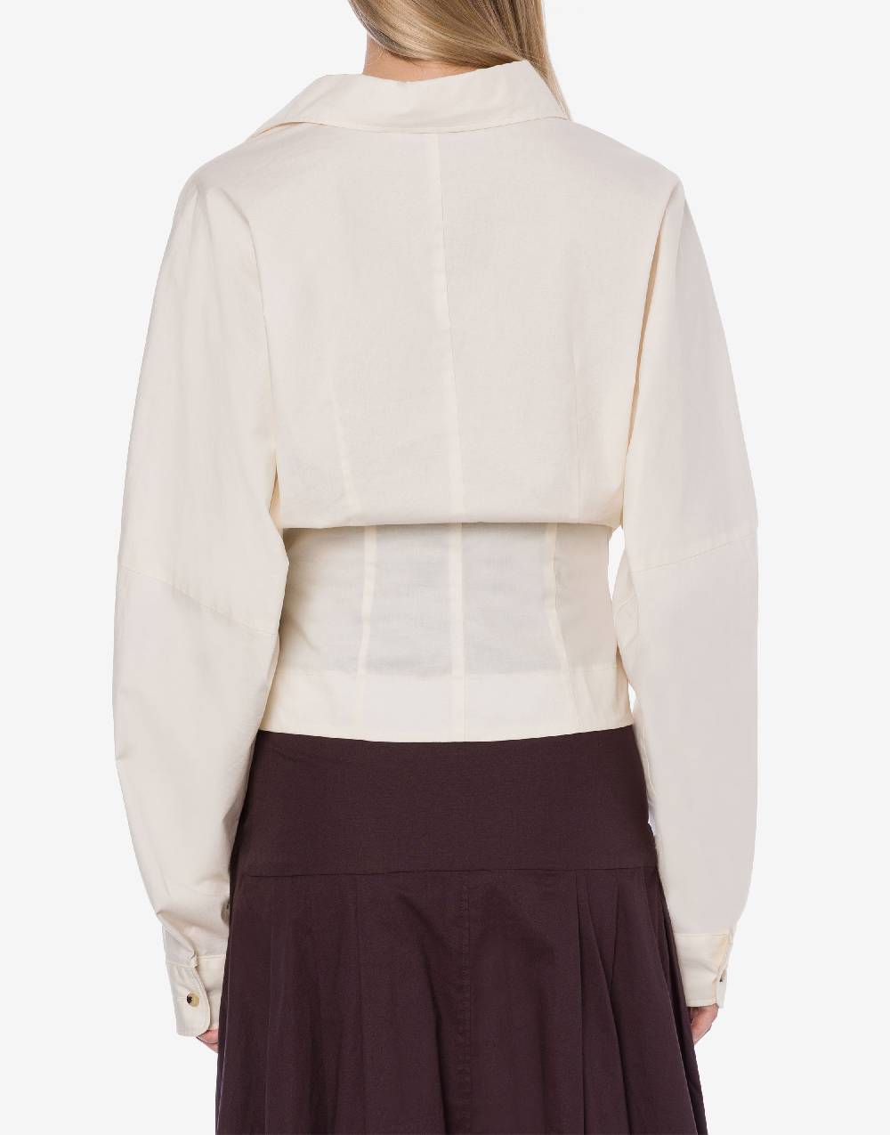Philosophy Di Lorenzo Serafini Camicia in cotone stretch con bottoni Sottocosto
