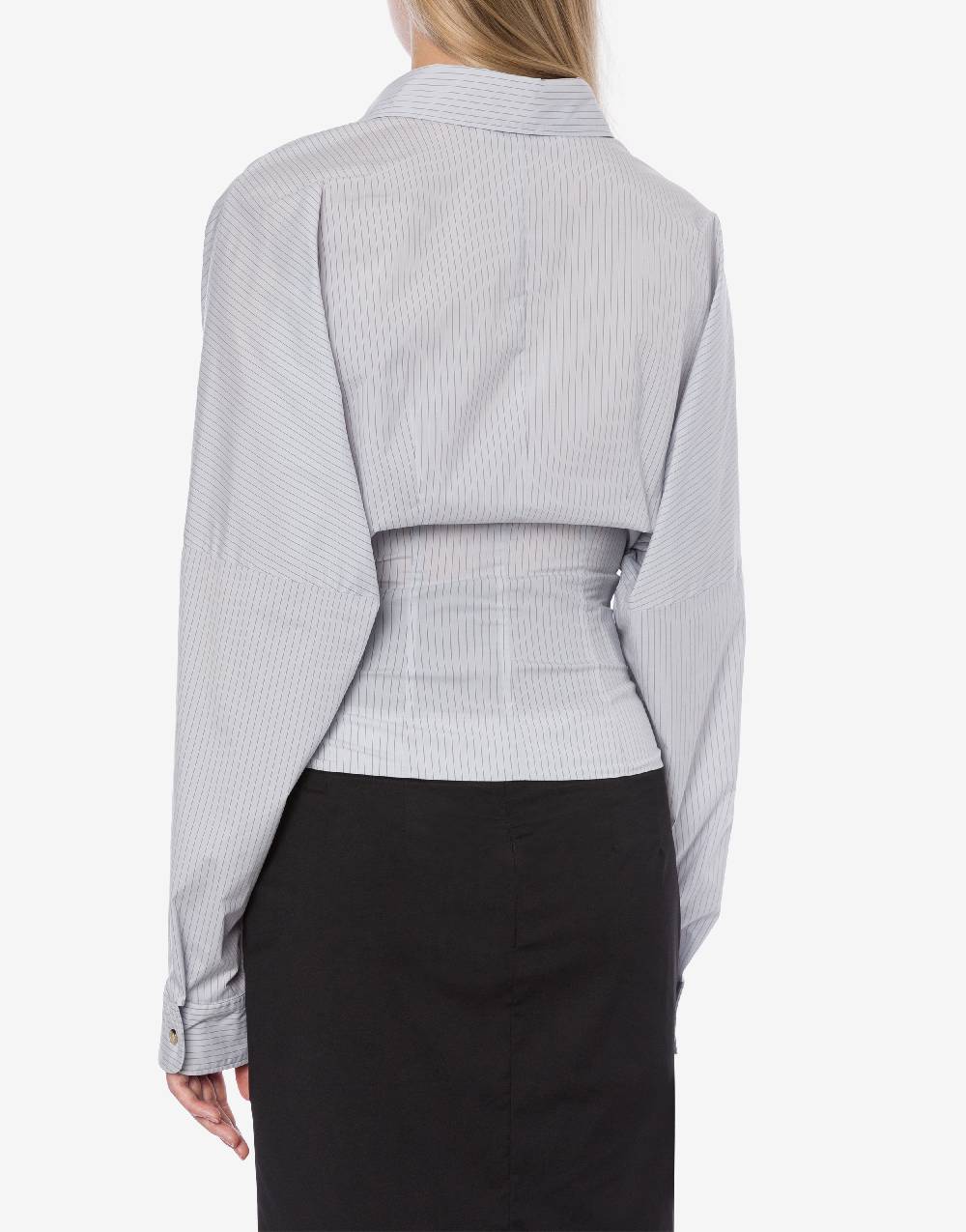 Philosophy Di Lorenzo Serafini Camicia in taffetà stretch con bottoni Convenienza