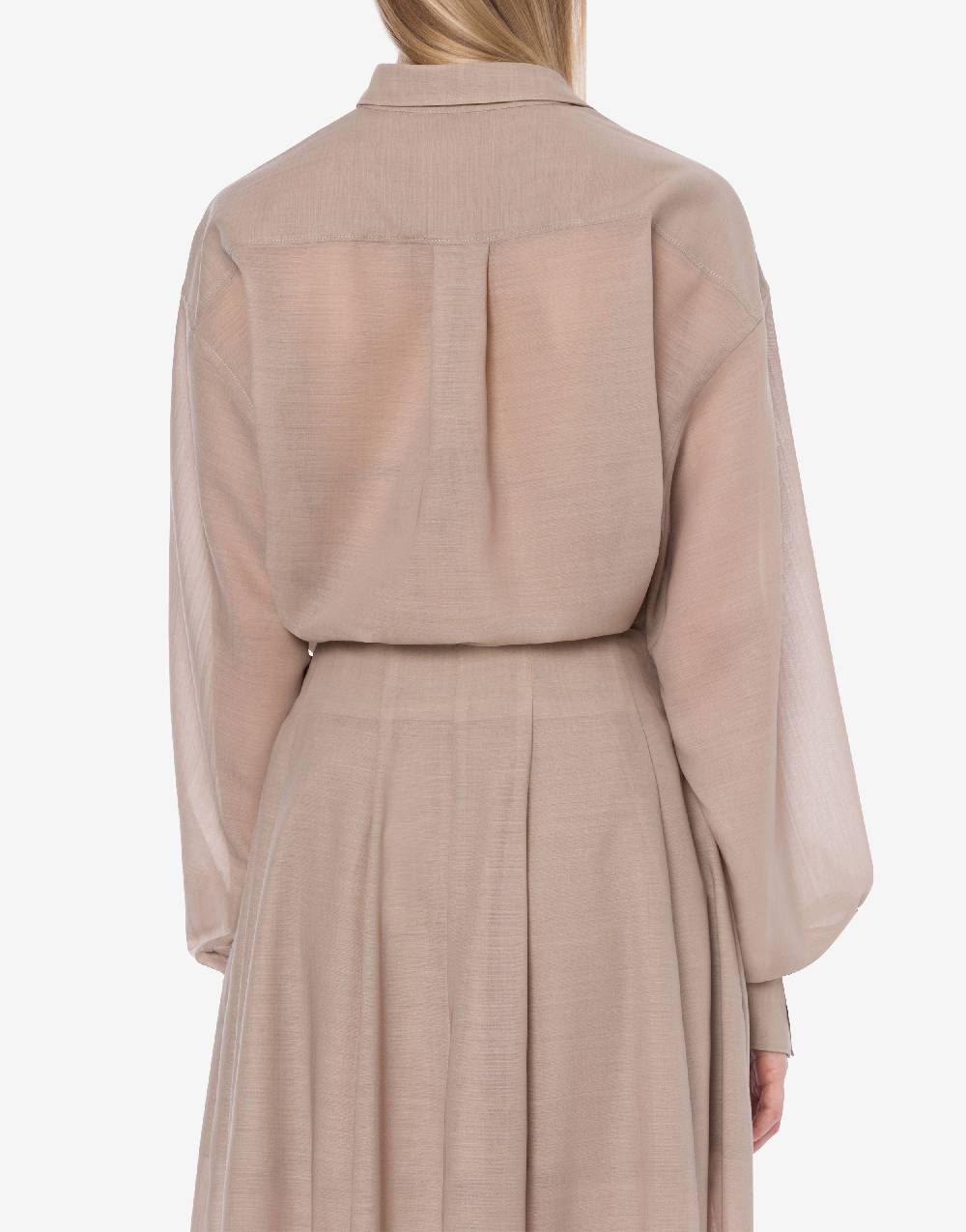 Philosophy Di Lorenzo Serafini Camicia oversize in voile di lana Presa