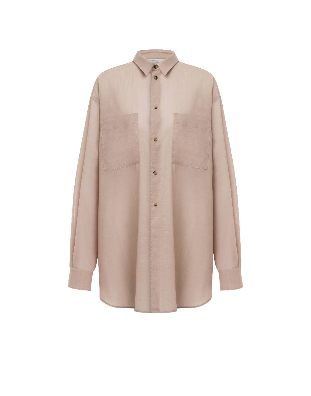 Philosophy Di Lorenzo Serafini Camicia oversize in voile di lana Presa