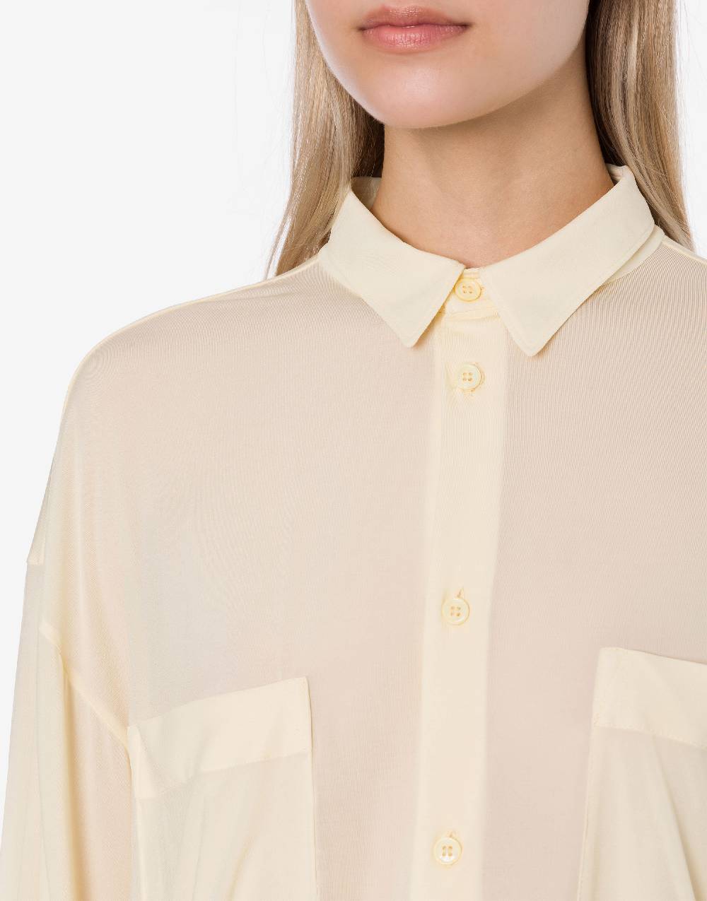 Philosophy Di Lorenzo Serafini Camicia oversize in jersey stretch Sconto