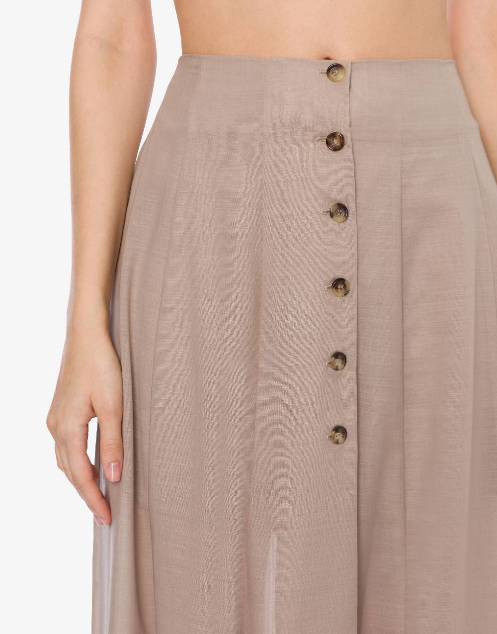 Philosophy Di Lorenzo Serafini Gonna in voile di lana con bottoni Offerte