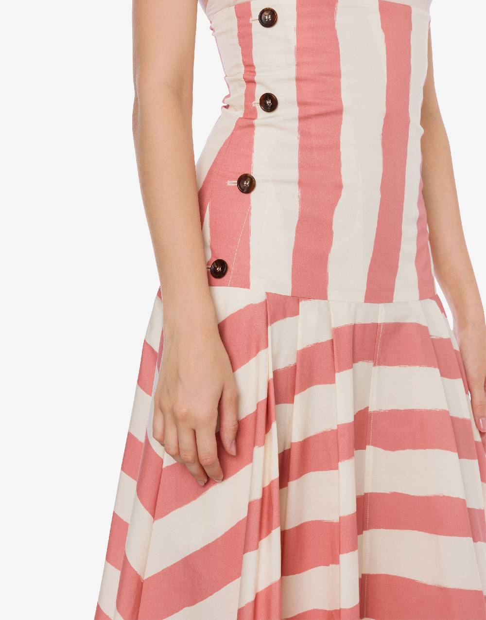 Philosophy Di Lorenzo Serafini Gonna a righe in cotone stretch Vendita Calda