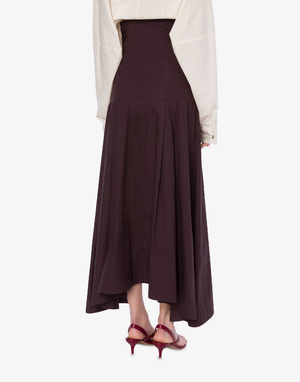 Philosophy Di Lorenzo Serafini Gonna longuette in cotone stretch Vendita Economica