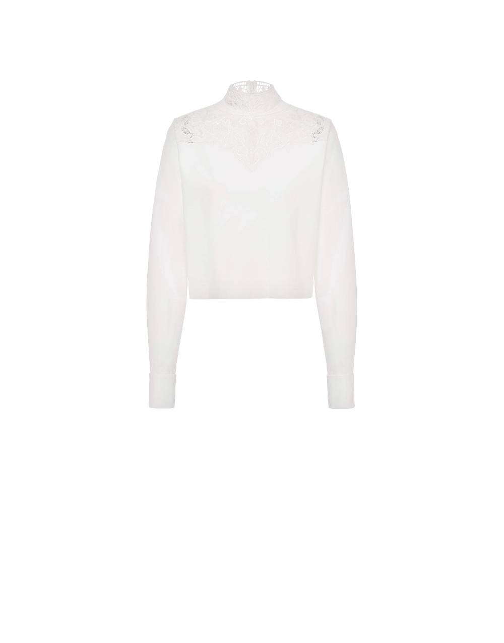 Philosophy Di Lorenzo Serafini Camicia crop in popeline con ricamo I Più Venduti