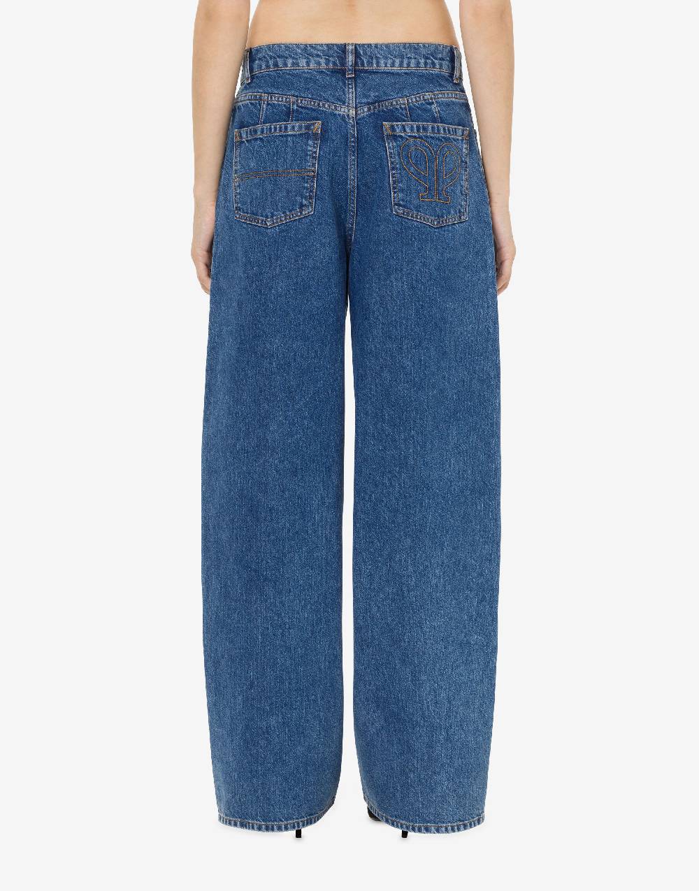 Philosophy Di Lorenzo Serafini Pantalone oversize in denim Vendite Flash