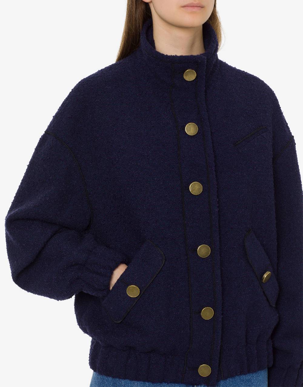 Philosophy Di Lorenzo Serafini Bomber in stuoia bouclé In Saldo