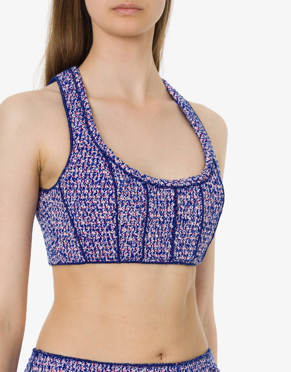 Philosophy Di Lorenzo Serafini Micro top in stuoia bouclé Moda