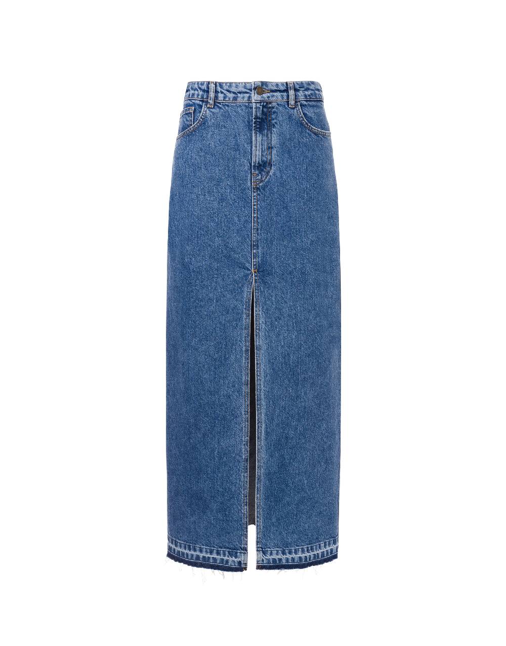 Philosophy Di Lorenzo Serafini Gonna in denim con spacco Qualità