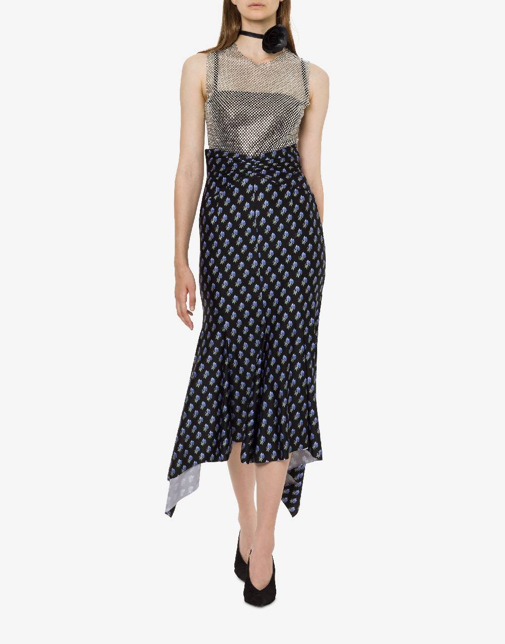 Philosophy Di Lorenzo Serafini Gonna in lycra con micro stampa fiori Soddisfazione Garantita