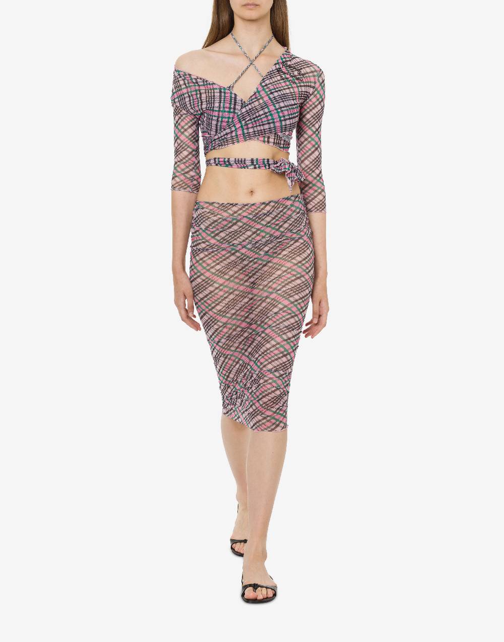 Philosophy Di Lorenzo Serafini Gonna beachwear in tulle Check Consegna Veloce