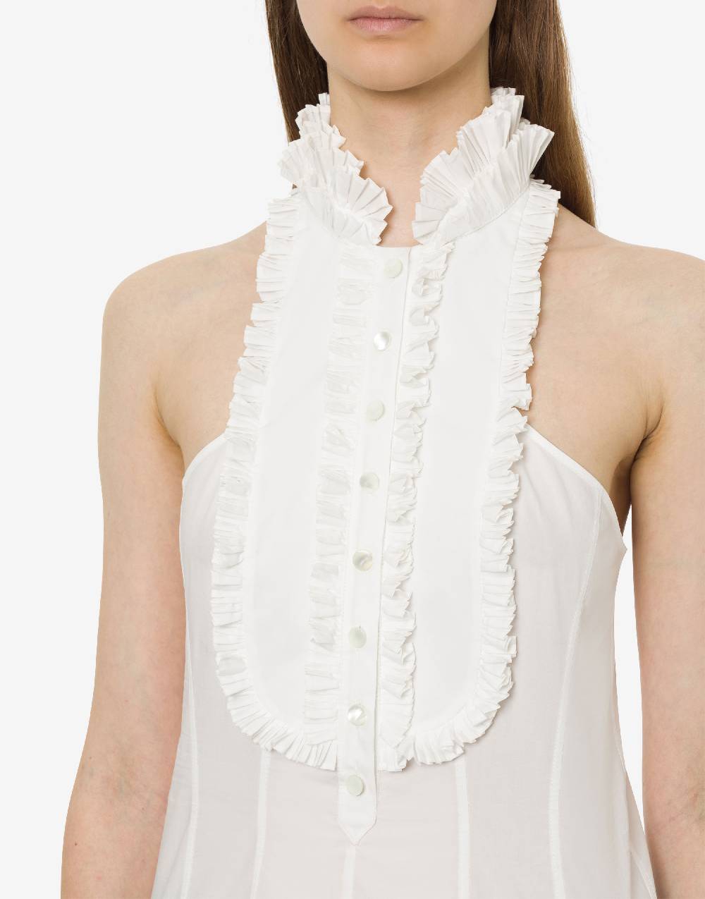 Philosophy Di Lorenzo Serafini Top in popeline con plastron Promozione Limitata