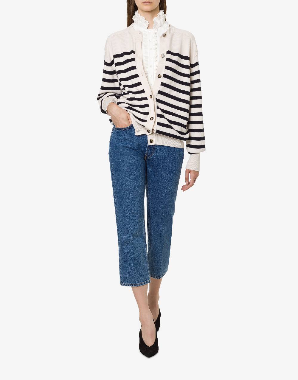 Philosophy Di Lorenzo Serafini Top in popeline con plastron Promozione Limitata