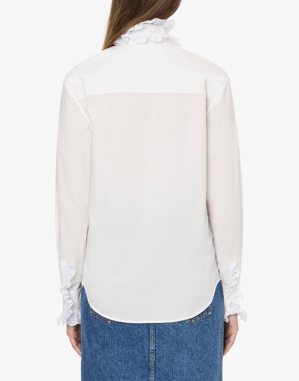 Philosophy Di Lorenzo Serafini Camicia in popeline con ruches Fino Al -60%