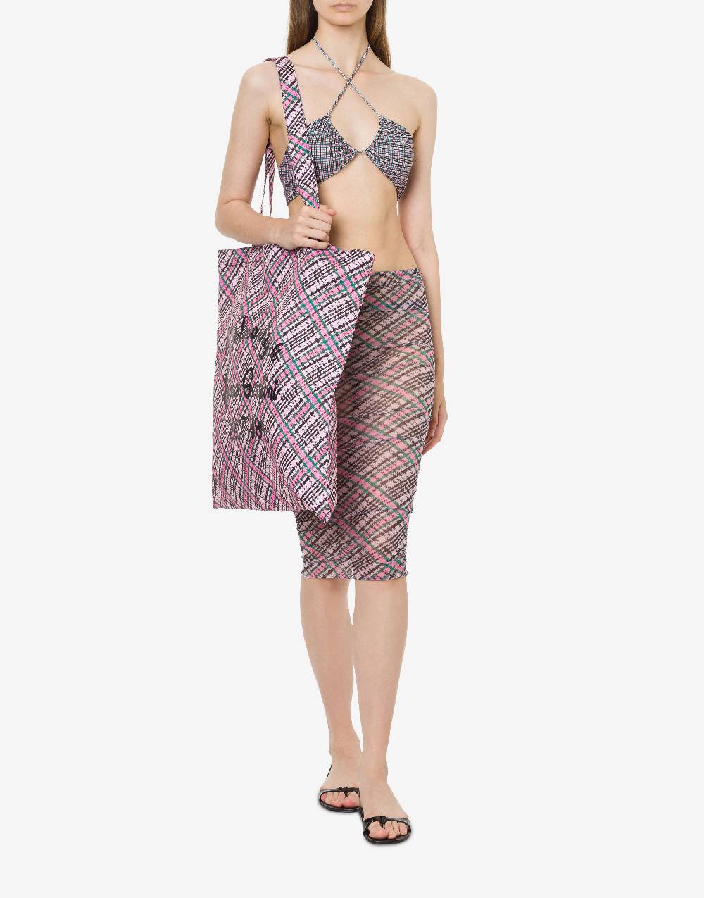 Philosophy Di Lorenzo Serafini Bikini con stampa Check Presa
