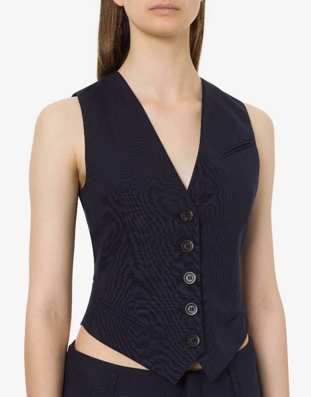 Philosophy Di Lorenzo Serafini Gilet in lana leggera stretch Saldi
