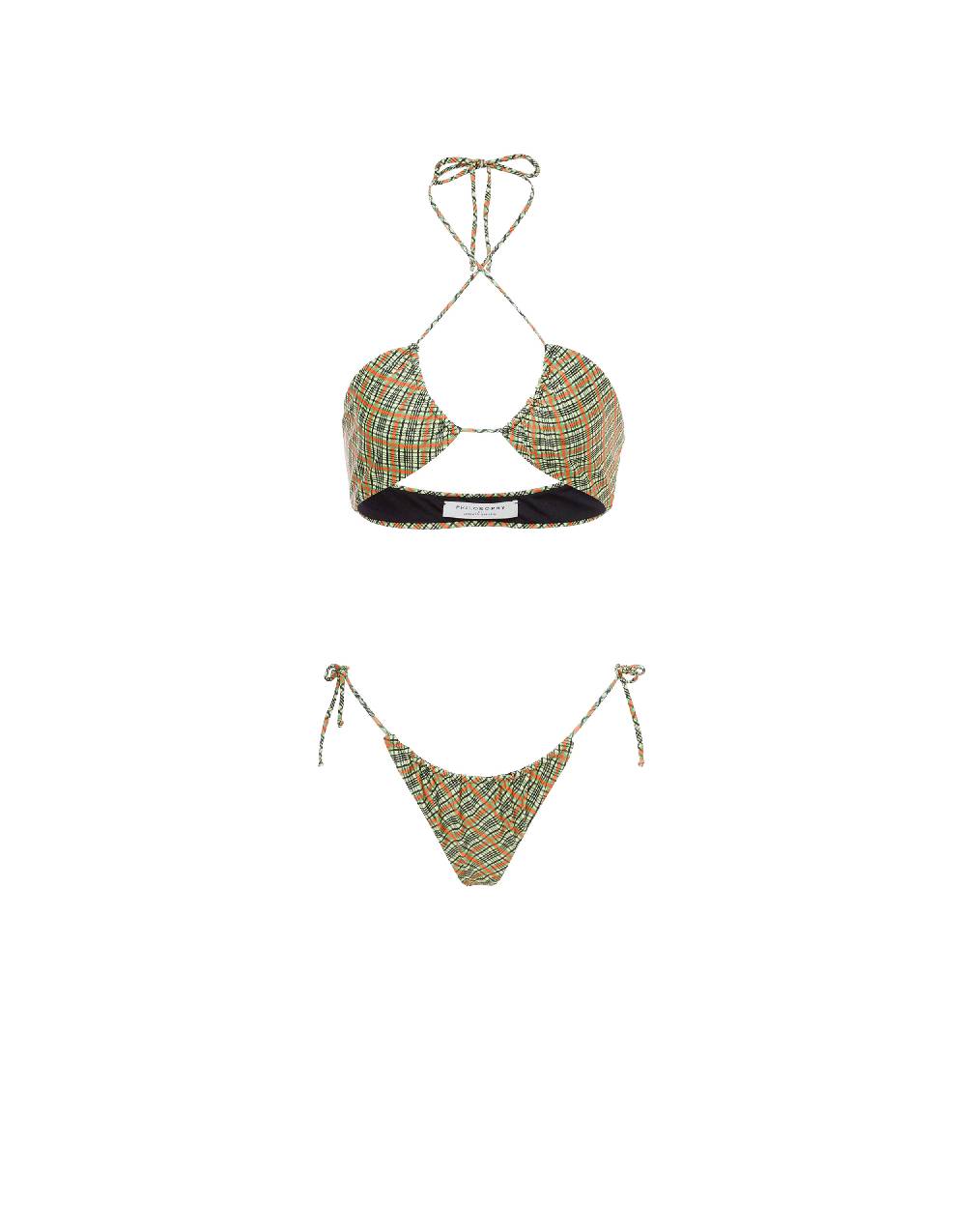Philosophy Di Lorenzo Serafini Bikini con stampa Check Offerte