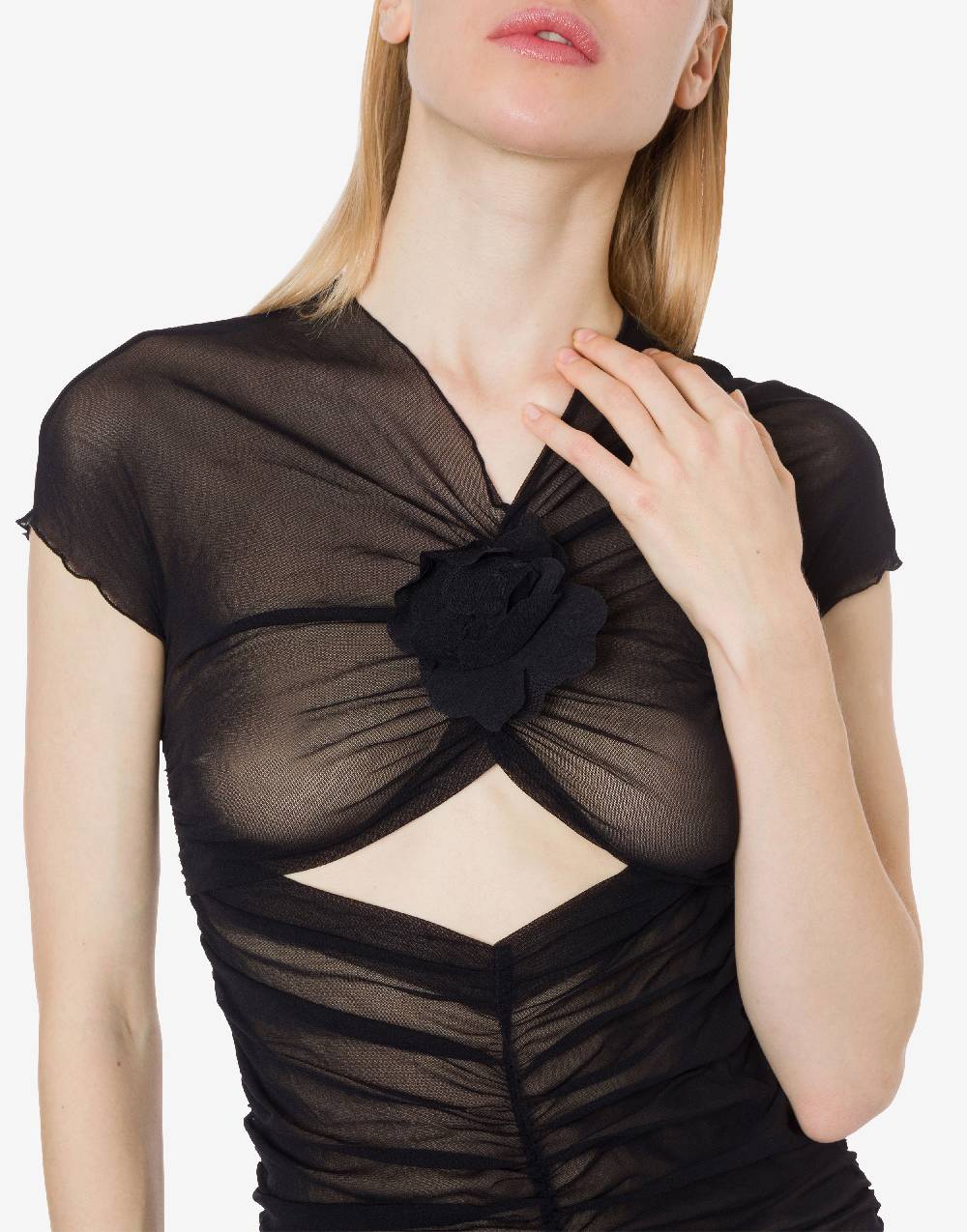 Philosophy Di Lorenzo Serafini Minidress beachwear in tulle stretch Saldi Di Fabbrica