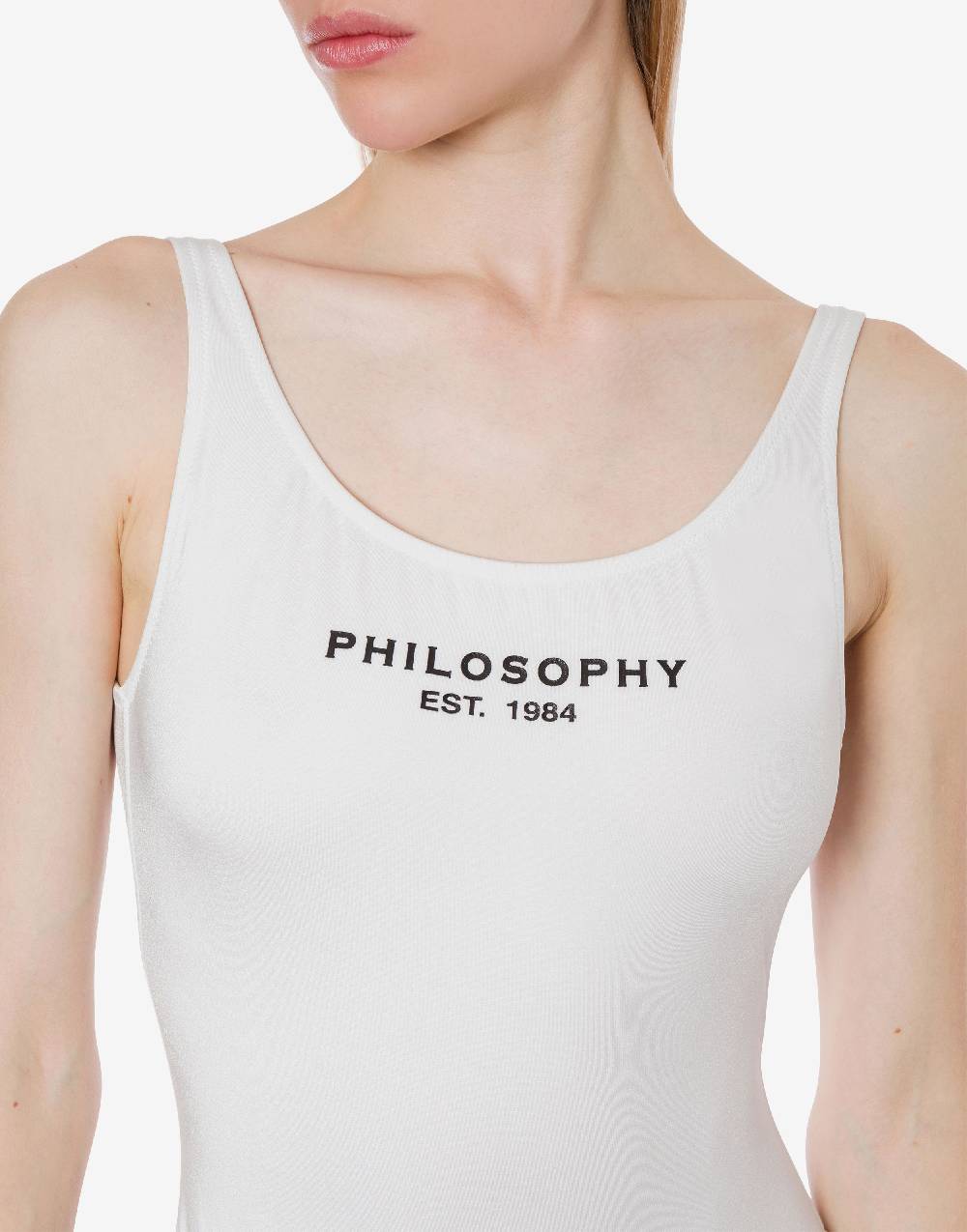 Philosophy Di Lorenzo Serafini Costume intero con stampa logo I Più Venduti