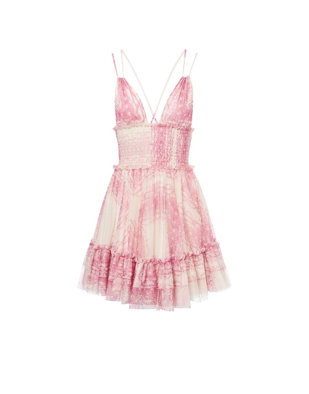 Philosophy Di Lorenzo Serafini Minidress in tulle stampato Nuova