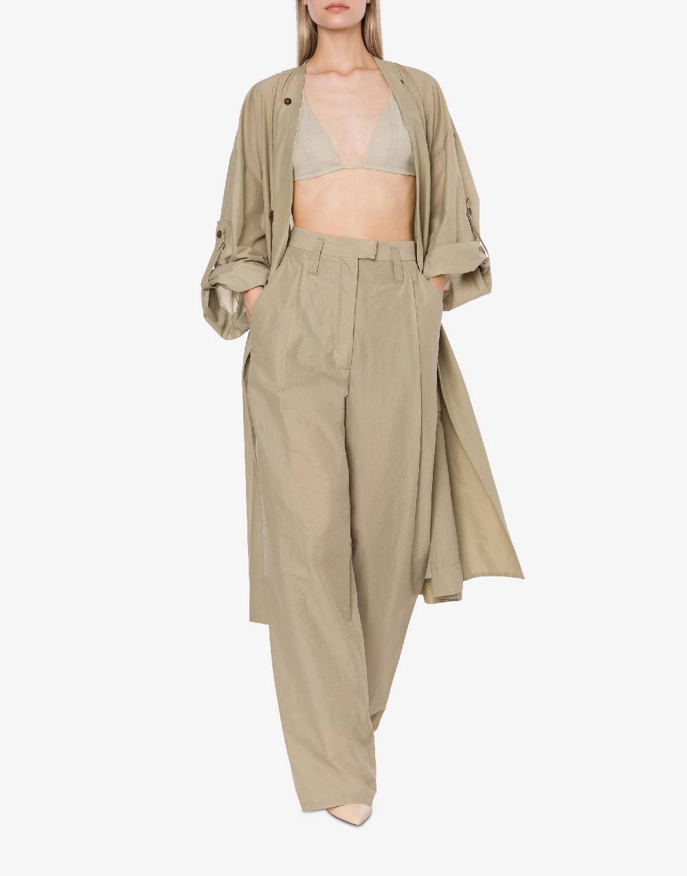 Philosophy Di Lorenzo Serafini Pantalone a vita bassa in nylon Italia