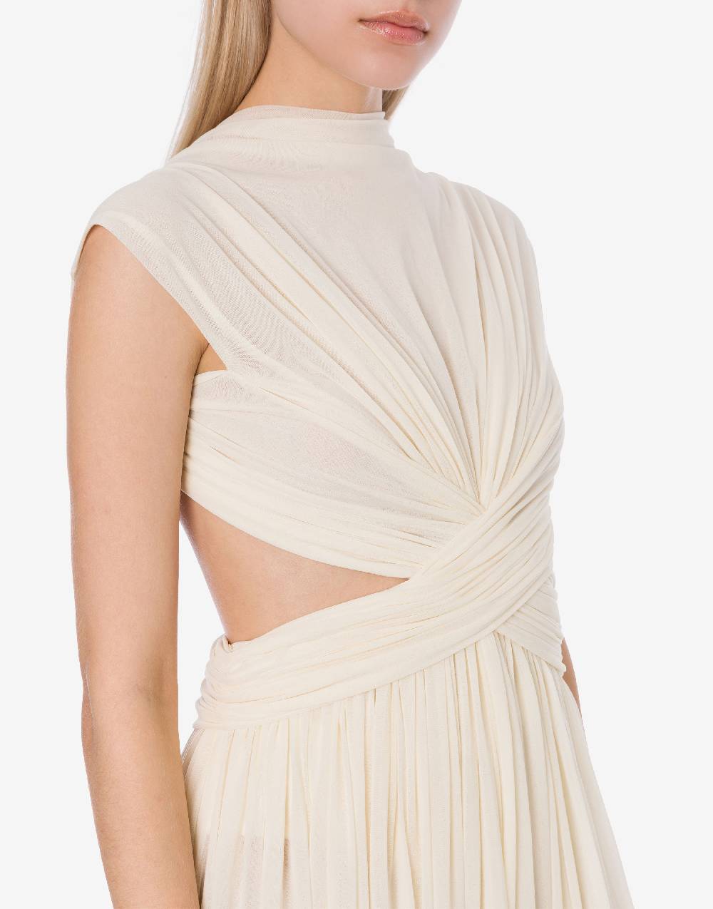 Philosophy Di Lorenzo Serafini Abito lungo in tulle stretch 2025