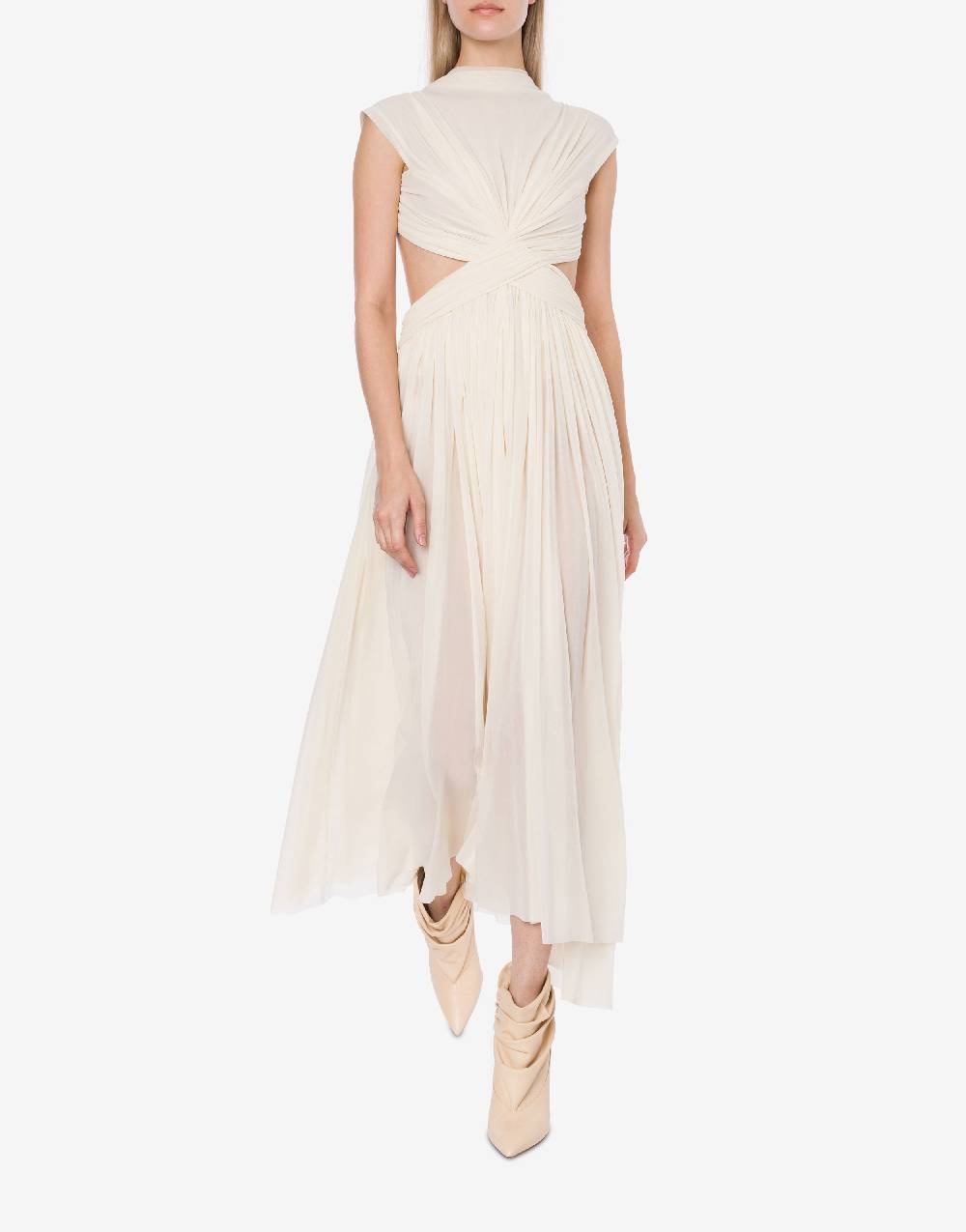 Philosophy Di Lorenzo Serafini Abito lungo in tulle stretch 2025