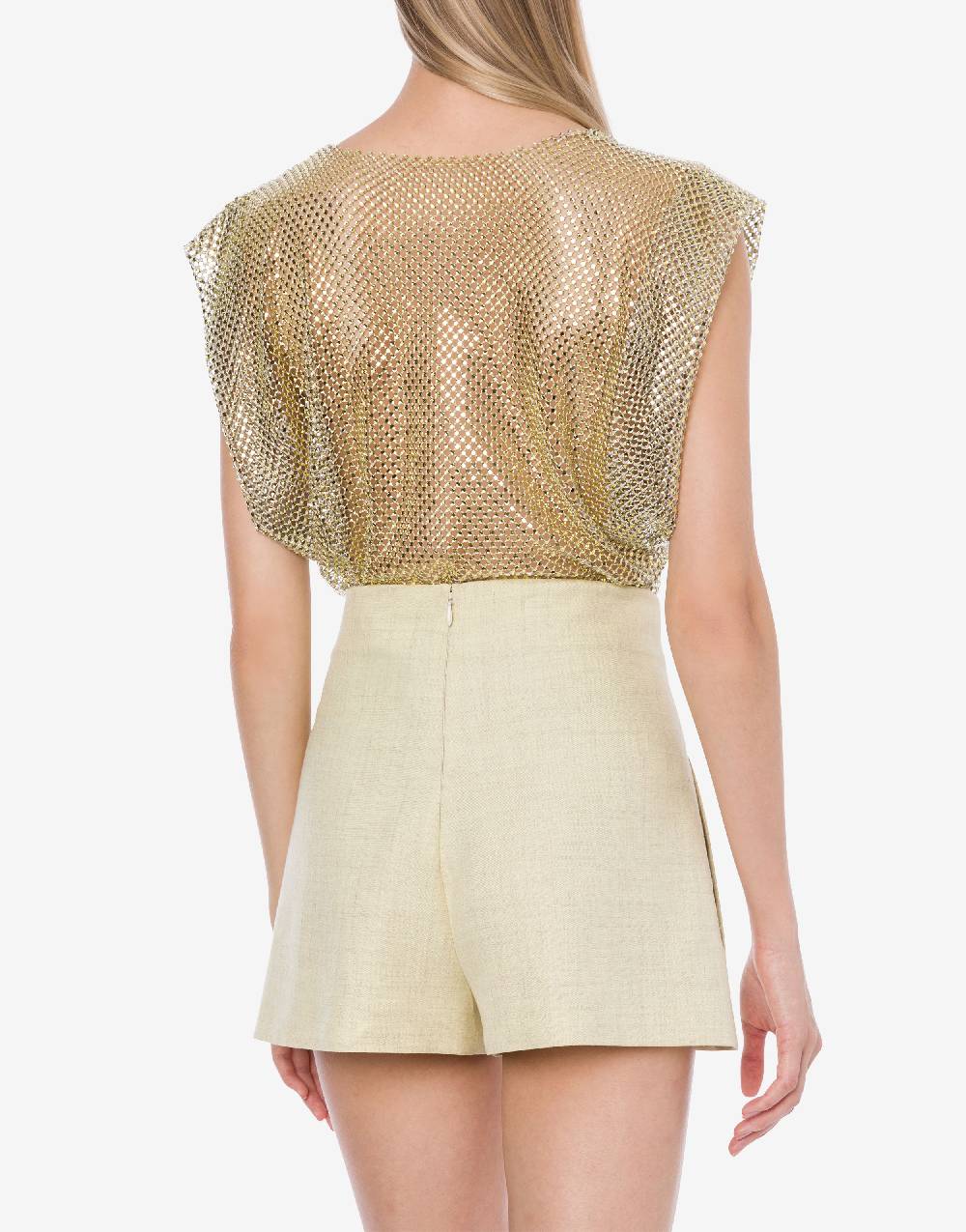 Philosophy Di Lorenzo Serafini Top in rete con strass Shopping Online