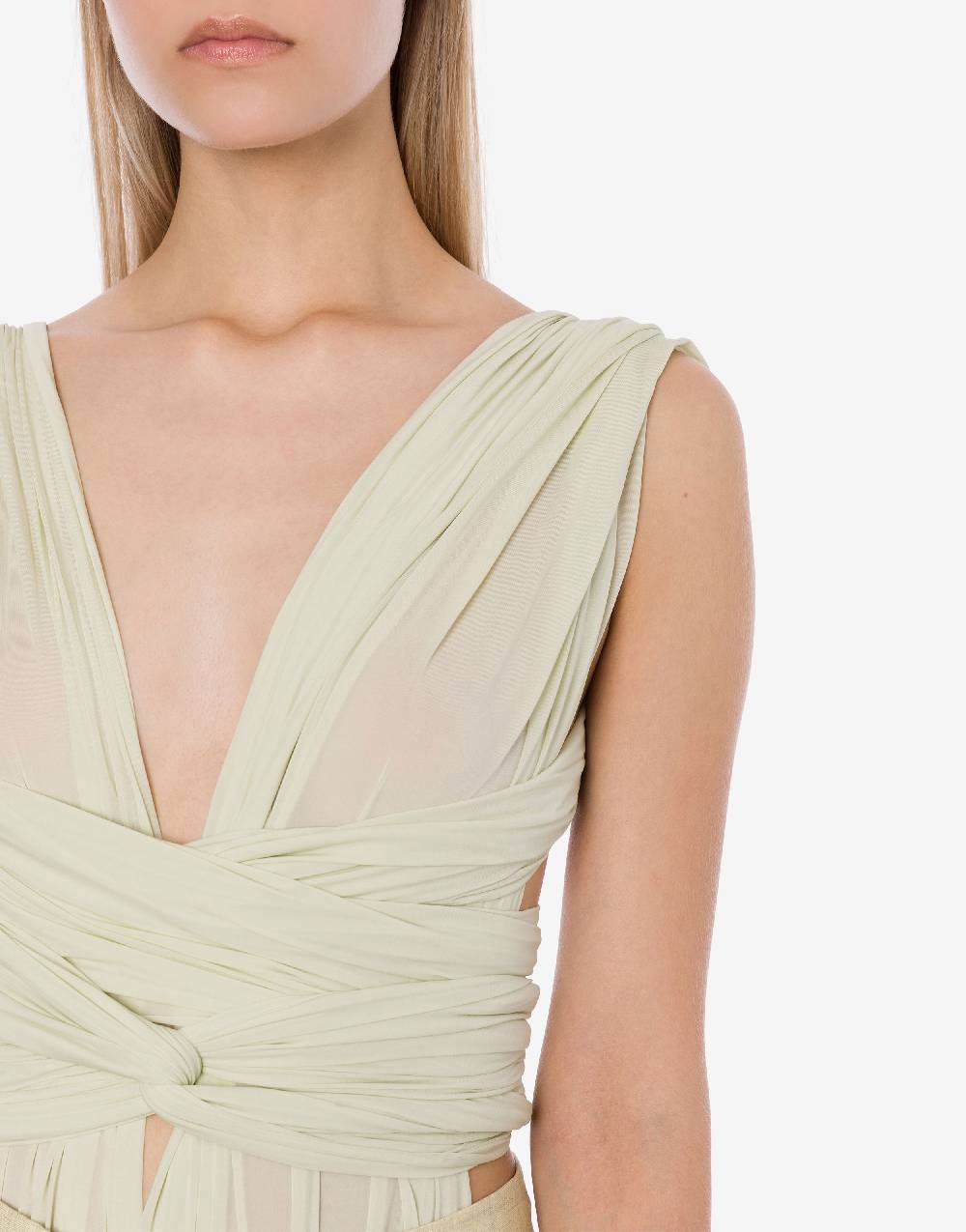 Philosophy Di Lorenzo Serafini Body in jersey con drappi Presa