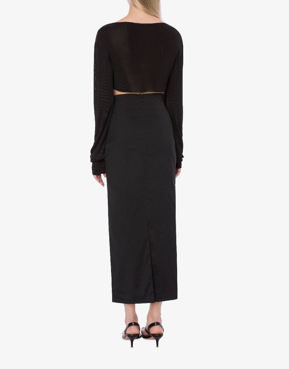 Philosophy Di Lorenzo Serafini Maglia crop con piercing Sconto