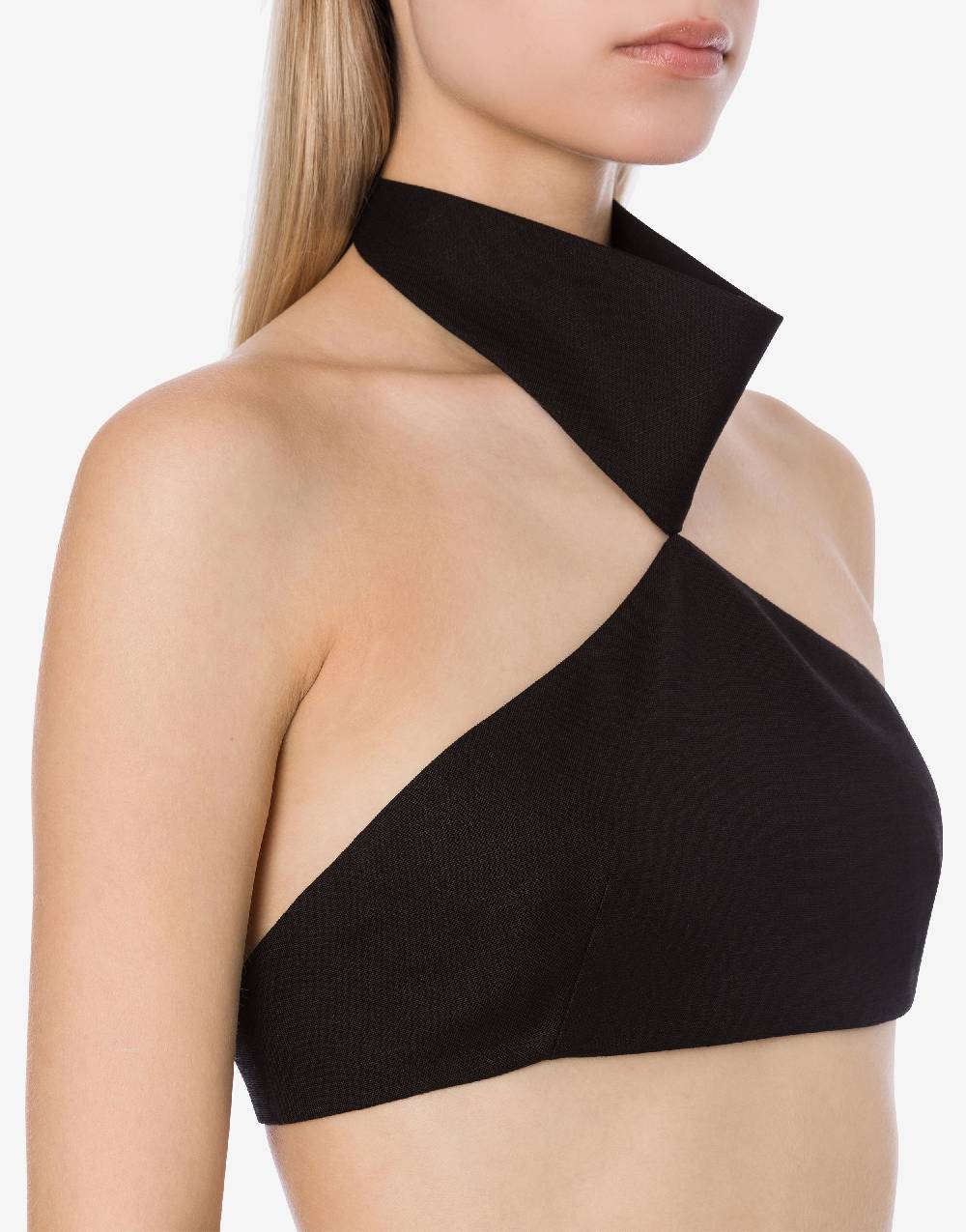 Philosophy Di Lorenzo Serafini Crop top in tela di misto lino Hotsell